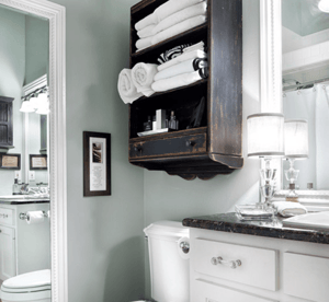  Say Goodbye to Clutter The Bathroom Shelf Image