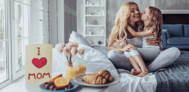 Simple Ways to Spoil Her on Mother's Day Mom Featured Image